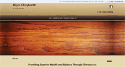 Desktop Screenshot of hoyerchiropractic.com